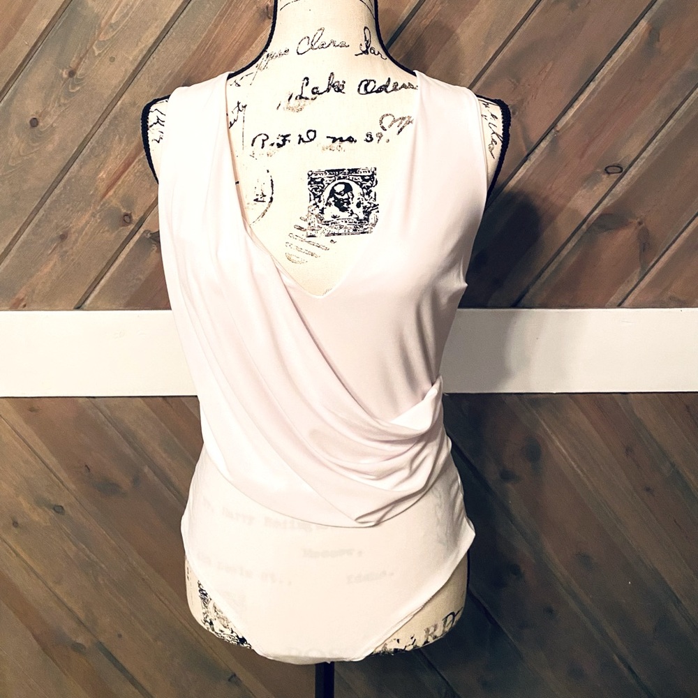 NWOT FashionNova White Flow Top Bodysuit